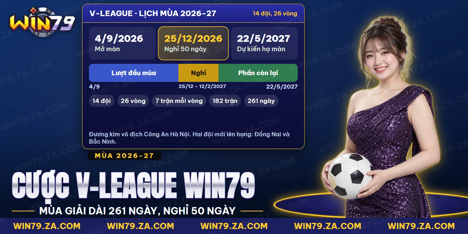 Cược V-League Win79 với lịch mùa giải và các vòng đấu của bóng đá Việt Nam