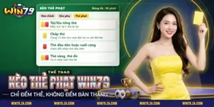 Kèo thẻ phạt Win79 với thẻ vàng, thẻ đỏ và bốn hình thức cược trong một trận bóng đá